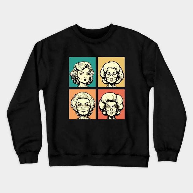 Golden Girls Four Girls Legendary Crewneck Sweatshirt by Warranty